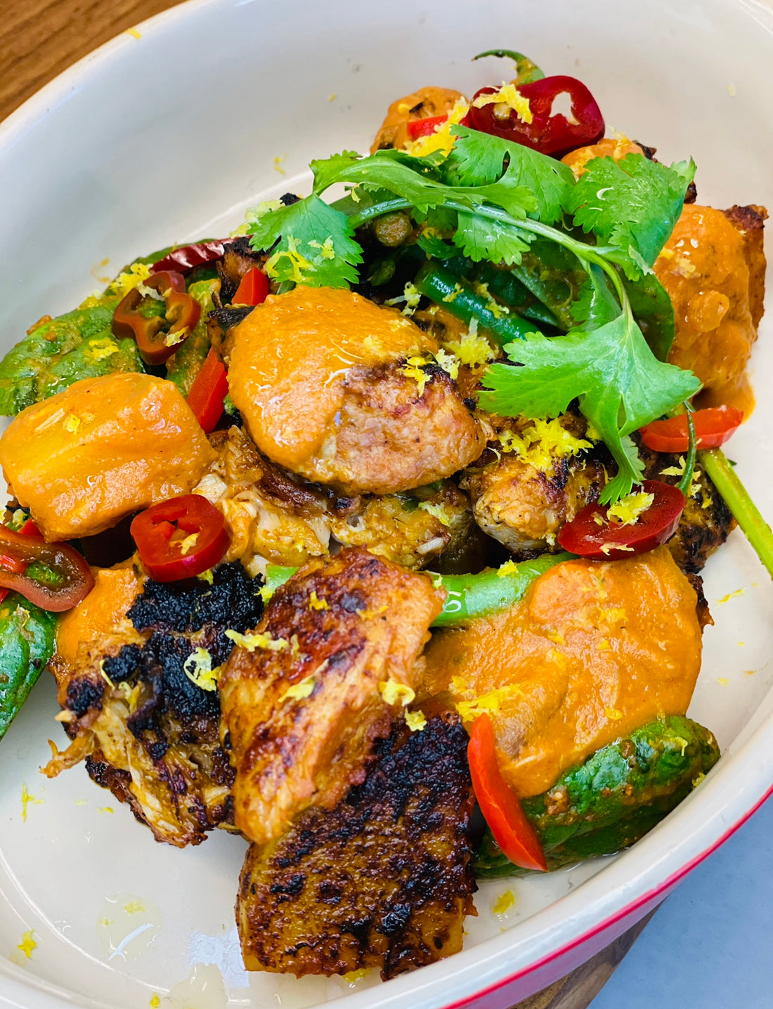 Menu for a delivery Tuesday October 19th